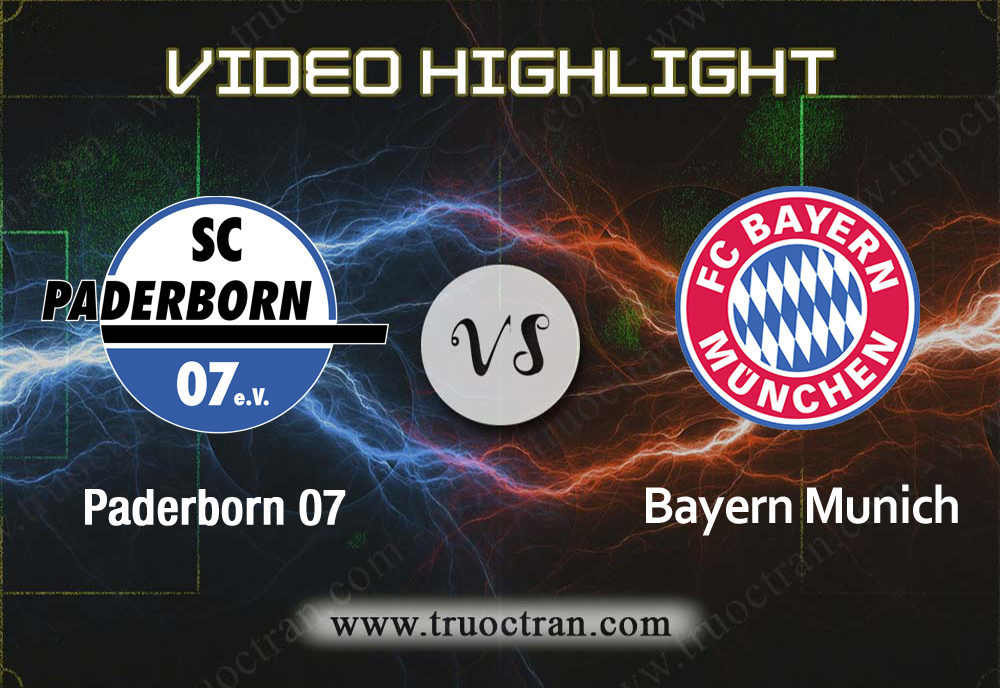 Video Highlight: Paderborn 07 & Bayern Munich – VĐQG Đức – 28/9/2019