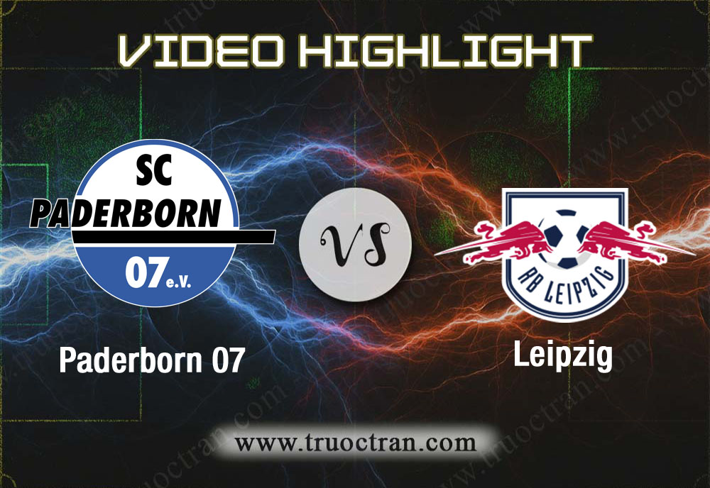 Video Highlight: Paderborn 07 & Leipzig – VĐQG Đức – 30/11/2019