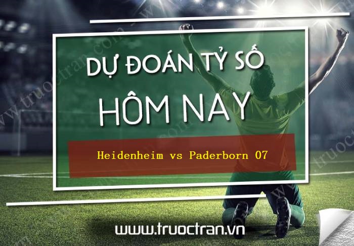 Heidenheim vs Paderborn 07 – Dự đoán bóng đá 18h30 24/07/2021 – Hạng 2 Đức