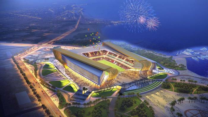 Sân vận động Ras Abu Aboud tại vòng chung kết World Cup 2022