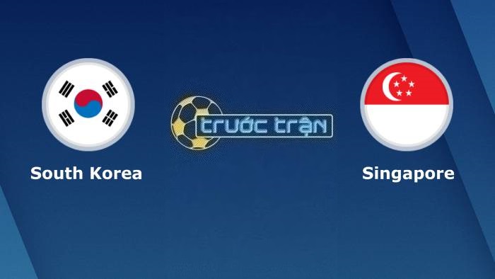 Hàn Quốc vs Singapore – Soi kèo hôm nay 18h00 16/11/2023 – VL World Cup KV Châu Á